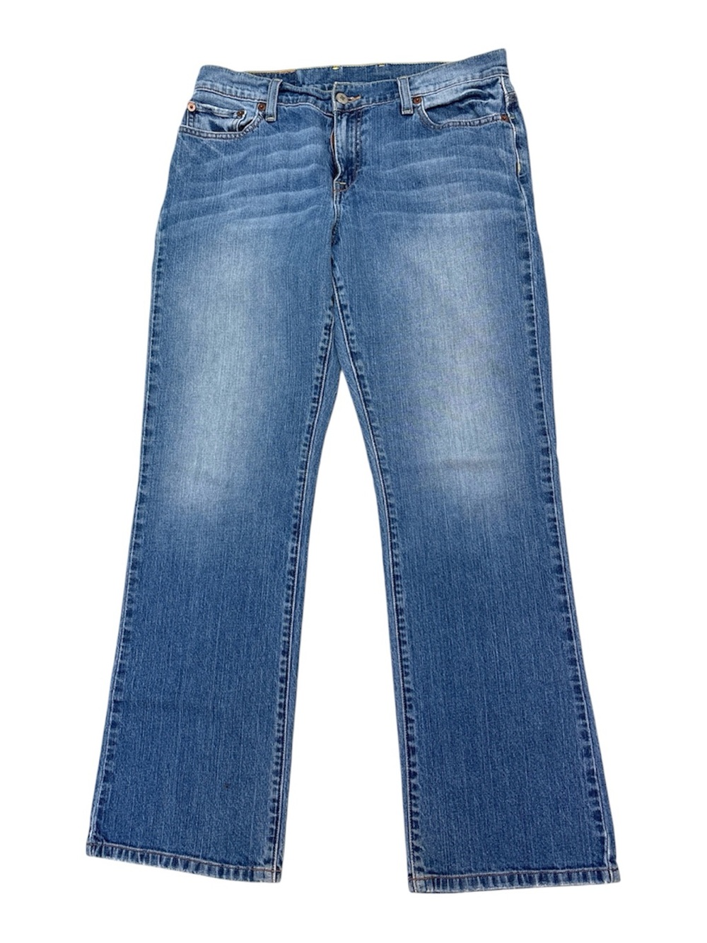 Lucky Brand Easy Rider Bootcut Jeans Size 10/30 Short Y2K Vintage Medium Wash